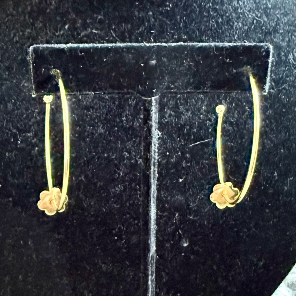 Asha Flower Hoopla earrings